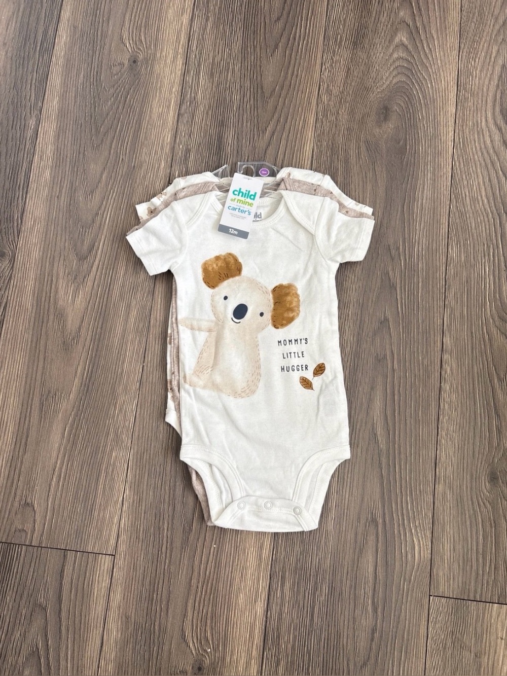 Child Of mine Made By Carter's 3 Pack Koala Mommy's Little Hugger Oneise Set